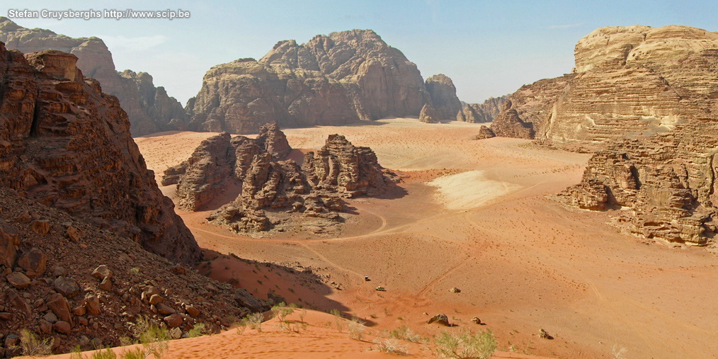 Wadi Rum - Rode duinen Een hoge rode zandduin in Wadi Rum. Stefan Cruysberghs